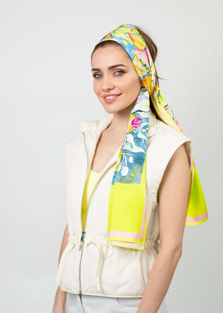Designer Kopftuch Sommer aus reiner Seide von Designer Iryna Feinblatt